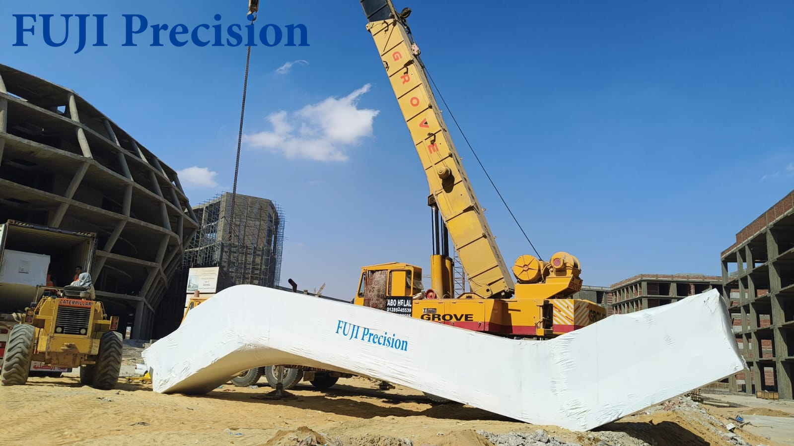 Проект высокоточного эскалатора FUJI в процессе установки