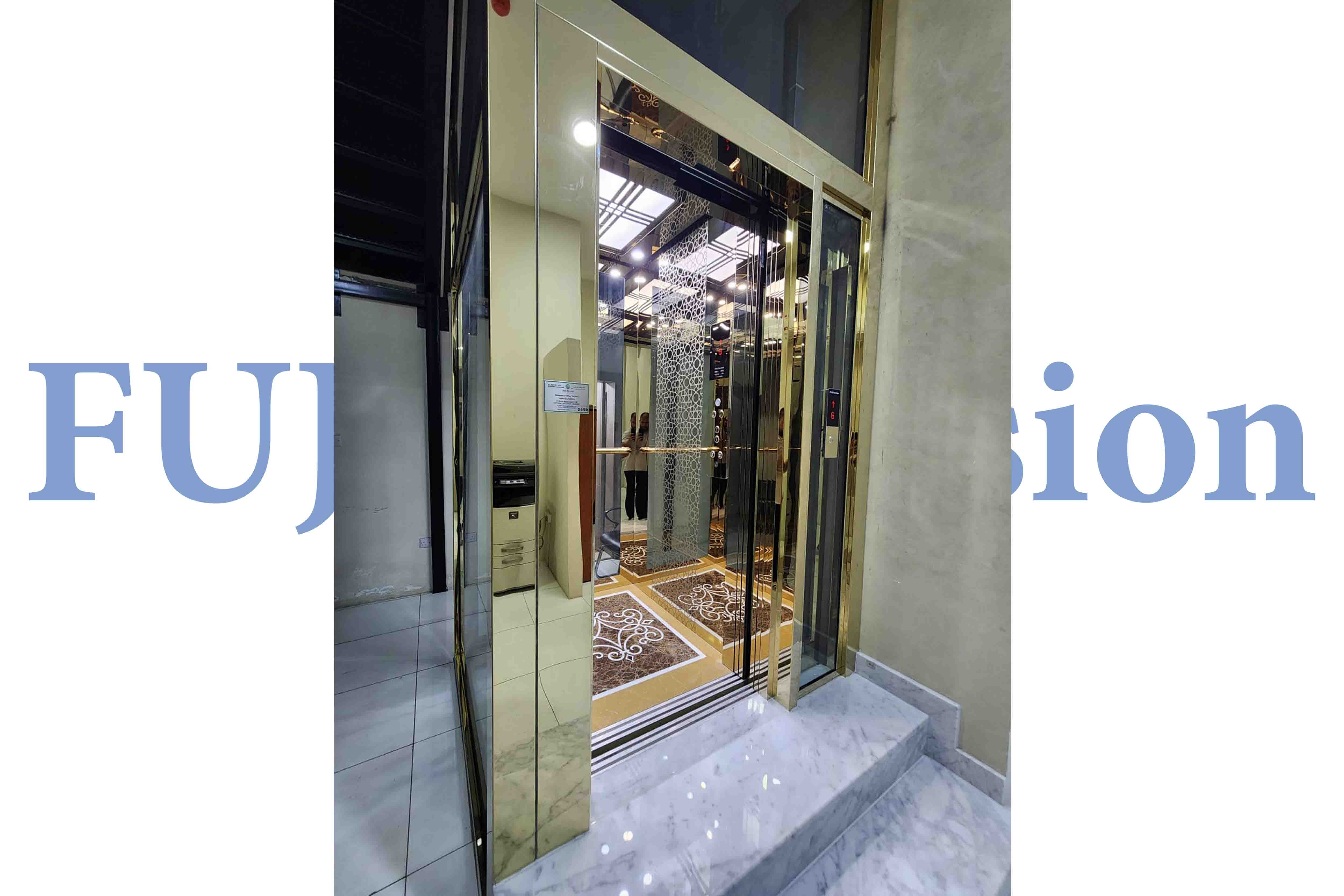 Домашний лифт грузоподъемностью 320 кг | 2 этажа · 2 остановки · 2 двери 